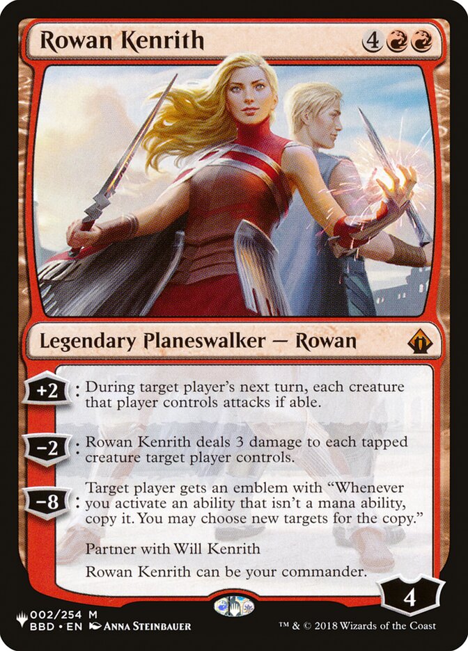 Rowan Kenrith [The List] - The Mythic Store | 24h Order Processing