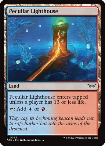 Peculiar Lighthouse [Duskmourn: House of Horror] - The Mythic Store | 24h Order Processing