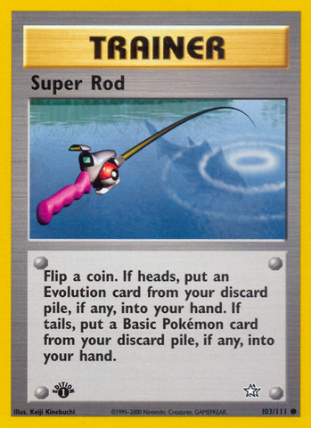 Super Rod (103/111) [Neo Genesis 1st Edition] - The Mythic Store | 24h Order Processing