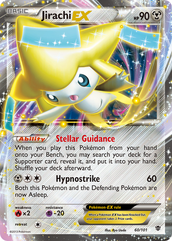 Jirachi EX (60/101) [Black & White: Plasma Blast] - The Mythic Store | 24h Order Processing
