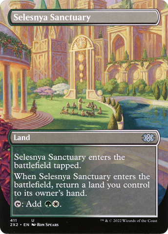 Selesnya Sanctuary (Borderless Alternate Art) [Double Masters 2022] - The Mythic Store | 24h Order Processing