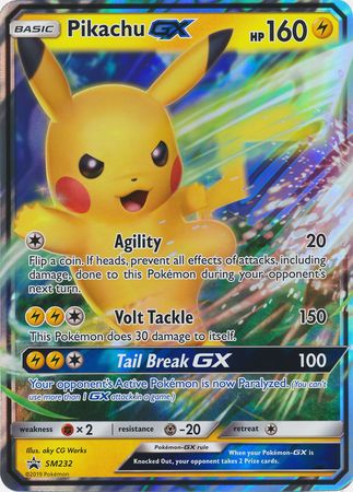 Pikachu GX (SM232) (Jumbo Card) [Sun & Moon: Black Star Promos] - The Mythic Store | 24h Order Processing