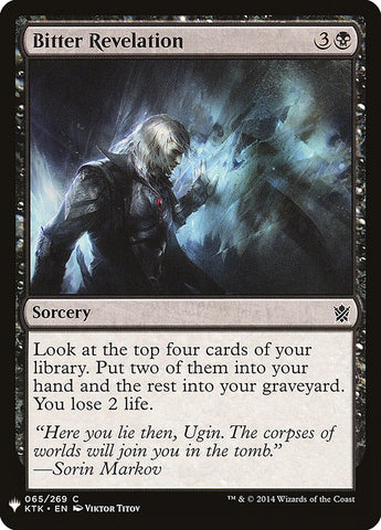 Bitter Revelation [Mystery Booster] - The Mythic Store | 24h Order Processing