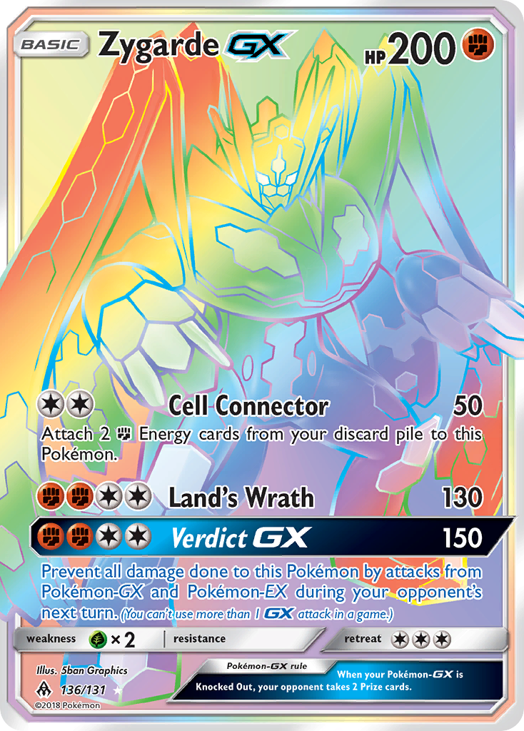Zygarde GX (136/131) [Sun & Moon: Forbidden Light] - The Mythic Store | 24h Order Processing