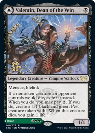 Valentin, Dean of the Vein // Lisette, Dean of the Root [Strixhaven: School of Mages Prerelease Promos] - The Mythic Store | 24h Order Processing