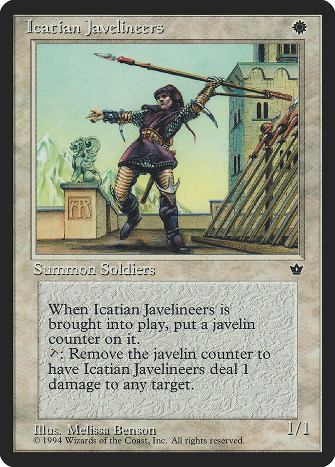 Icatian Javelineers (Melissa A. Benson) [Fallen Empires] - The Mythic Store | 24h Order Processing