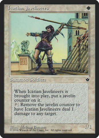 Icatian Javelineers (Melissa A. Benson) [Fallen Empires] - The Mythic Store | 24h Order Processing