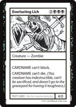 Everlasting Lich (2021 Edition) [Mystery Booster Playtest Cards] - The Mythic Store | 24h Order Processing