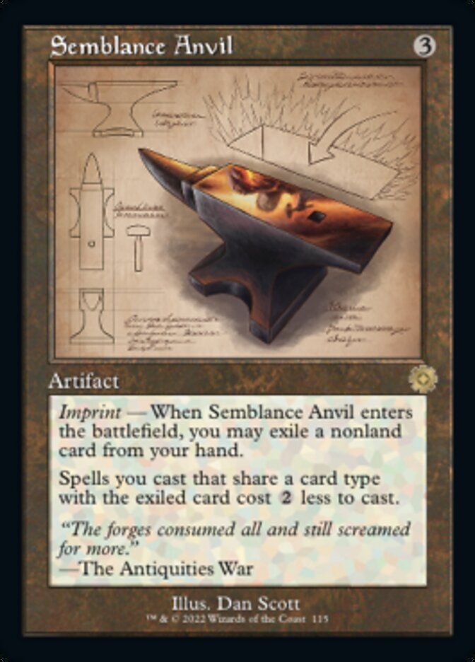 Semblance Anvil (Retro Schematic) [The Brothers' War Retro Artifacts] - The Mythic Store | 24h Order Processing