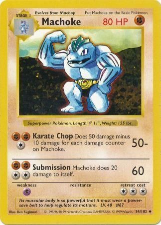 Machoke (34/102) [Base Set Shadowless Unlimited] - The Mythic Store | 24h Order Processing