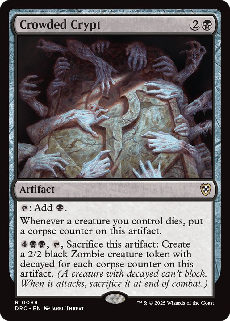 Crowded Crypt [Aetherdrift Commander] - The Mythic Store | 24h Order Processing