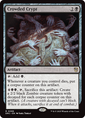Crowded Crypt [Aetherdrift Commander] - The Mythic Store | 24h Order Processing