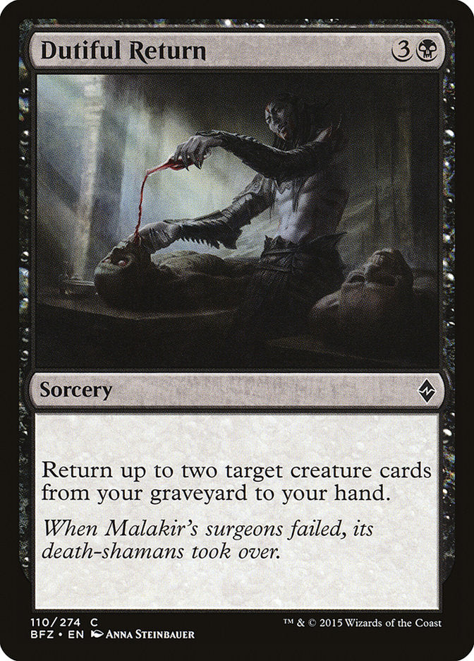 Dutiful Return [Battle for Zendikar] - The Mythic Store | 24h Order Processing