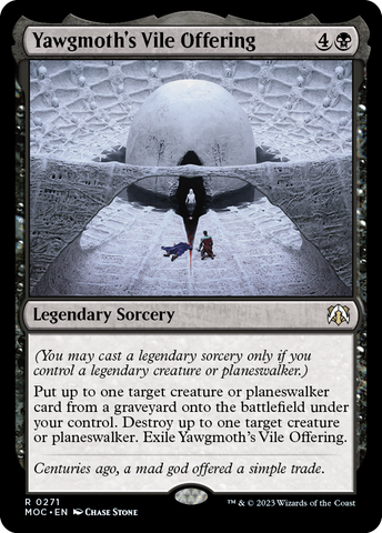 Yawgmoth's Vile Offering [March of the Machine Commander] - The Mythic Store | 24h Order Processing