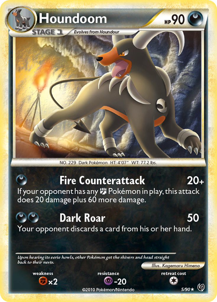 Houndoom (5/90) [HeartGold & SoulSilver: Undaunted] - The Mythic Store | 24h Order Processing