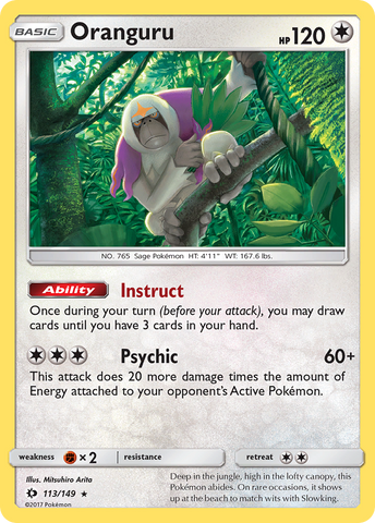 Oranguru (113/149) [Sun & Moon: Base Set] - The Mythic Store | 24h Order Processing