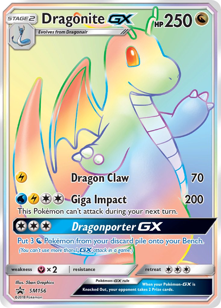 Dragonite GX (SM156) [Sun & Moon: Black Star Promos] - The Mythic Store | 24h Order Processing