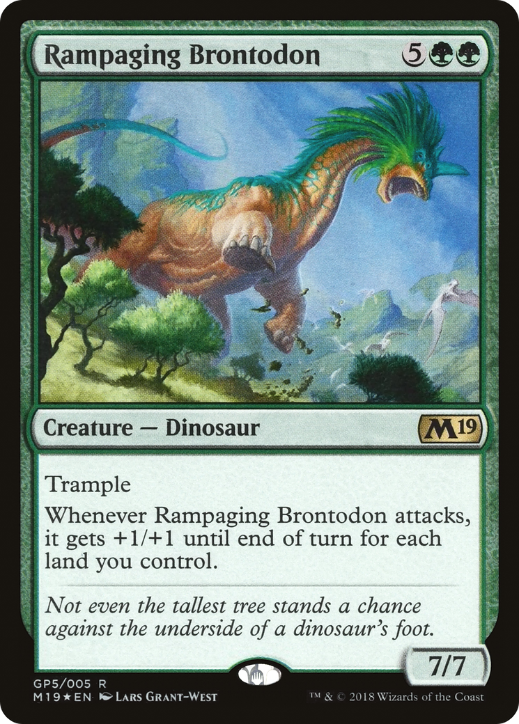 Rampaging Brontodon [Magic 2019 Gift Pack] - The Mythic Store | 24h Order Processing