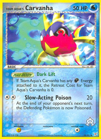 Team Aqua's Carvanha (25/95) [EX: Team Magma vs Team Aqua] - The Mythic Store | 24h Order Processing
