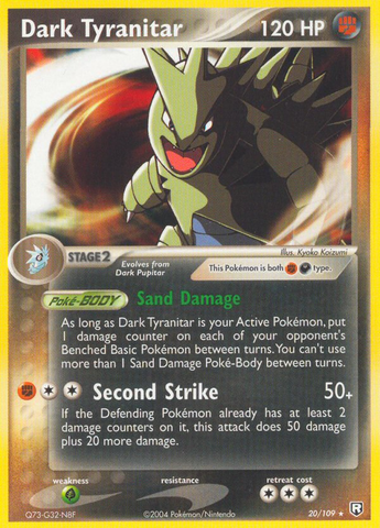 Dark Tyranitar (20/109) [EX: Team Rocket Returns] - The Mythic Store | 24h Order Processing