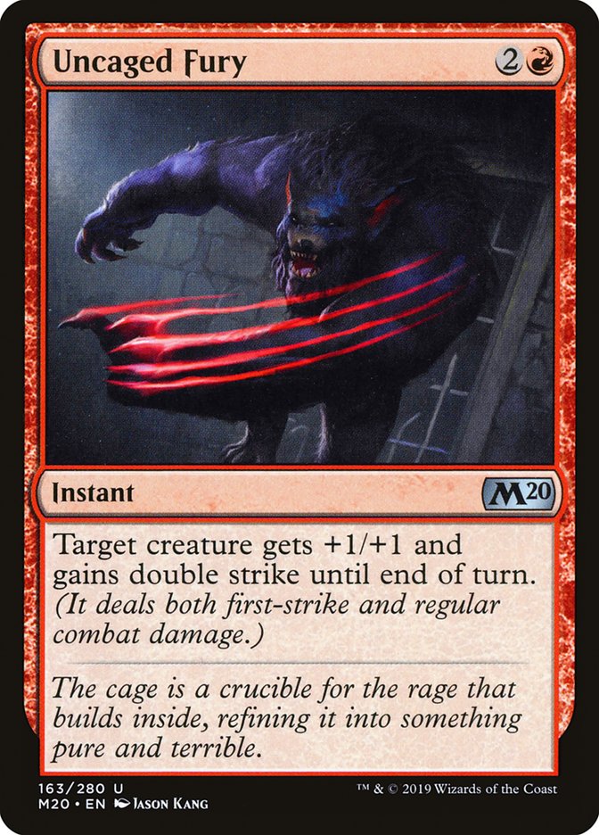 Uncaged Fury [Core Set 2020] - The Mythic Store | 24h Order Processing