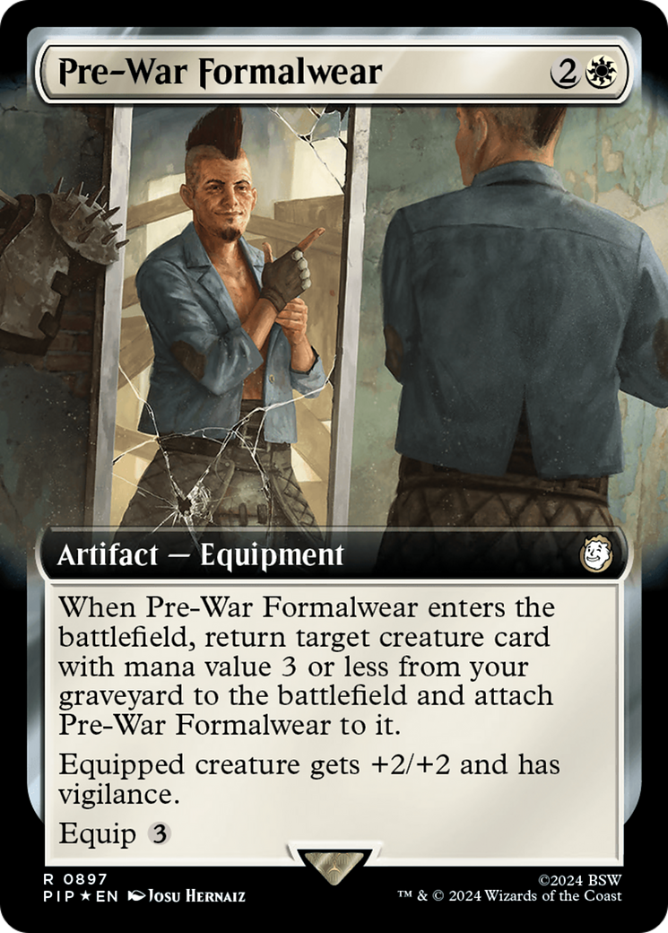 Pre-War Formalwear (Extended Art) (Surge Foil) [Fallout] - The Mythic Store | 24h Order Processing