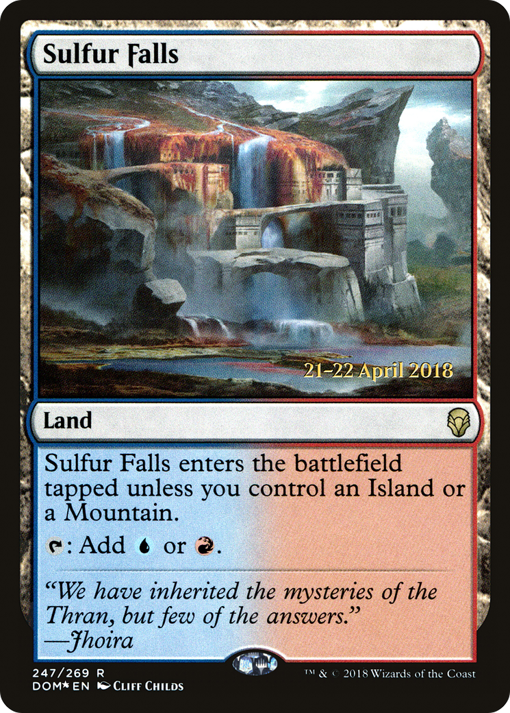 Sulfur Falls [Dominaria Prerelease Promos] - The Mythic Store | 24h Order Processing