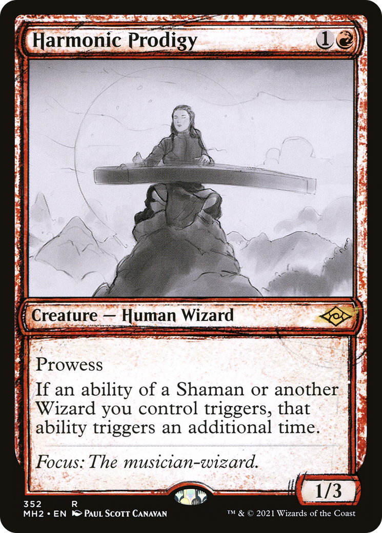 Harmonic Prodigy (Sketch) [Modern Horizons 2] - The Mythic Store | 24h Order Processing