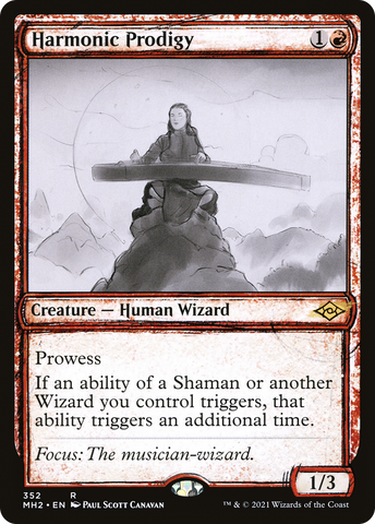 Harmonic Prodigy (Sketch) [Modern Horizons 2] - The Mythic Store | 24h Order Processing