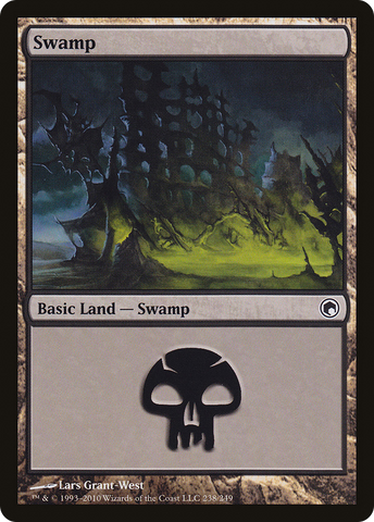 Swamp (238) [Scars of Mirrodin] - The Mythic Store | 24h Order Processing