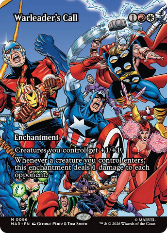 Warleader's Call (Borderless) [Marvel Universe: Eternal-Legal] - The Mythic Store | 24h Order Processing