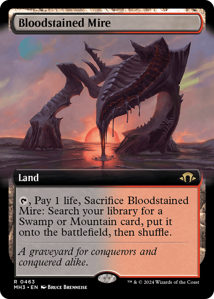 Bloodstained Mire (Extended Art) [Modern Horizons 3] - The Mythic Store | 24h Order Processing