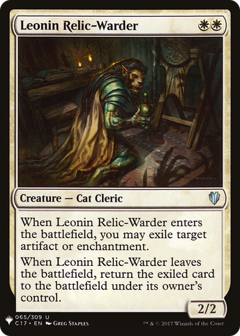Leonin Relic-Warder [Mystery Booster] - The Mythic Store | 24h Order Processing