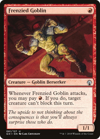 Frenzied Goblin [Guilds of Ravnica Guild Kit] - The Mythic Store | 24h Order Processing