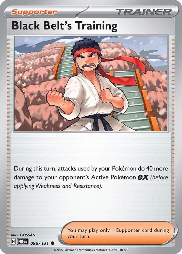 Black Belt's Training (098/131) [Scarlet & Violet: Prismatic Evolutions] - The Mythic Store | 24h Order Processing