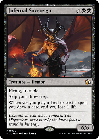 Infernal Sovereign [March of the Machine Commander] - The Mythic Store | 24h Order Processing