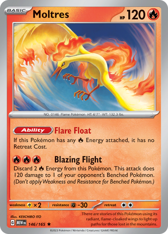 Moltres (146/165) [Scarlet & Violet 151] - The Mythic Store | 24h Order Processing