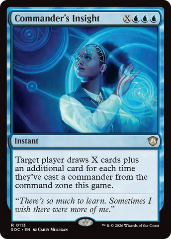 Commander's Insight [Secrets of Strixhaven Commander] - The Mythic Store | 24h Order Processing