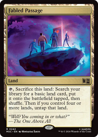 Fabled Passage (Surge Foil) [Marvel Super Heroes Commander] - The Mythic Store | 24h Order Processing