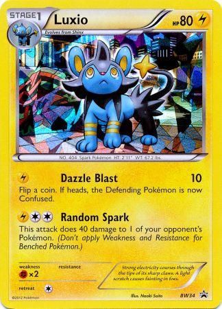 Luxio (BW34) (Cracked Ice Holo) [Black & White: Black Star Promos] - The Mythic Store | 24h Order Processing