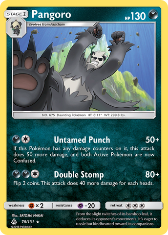 Pangoro (78/131) [Sun & Moon: Forbidden Light] - The Mythic Store | 24h Order Processing