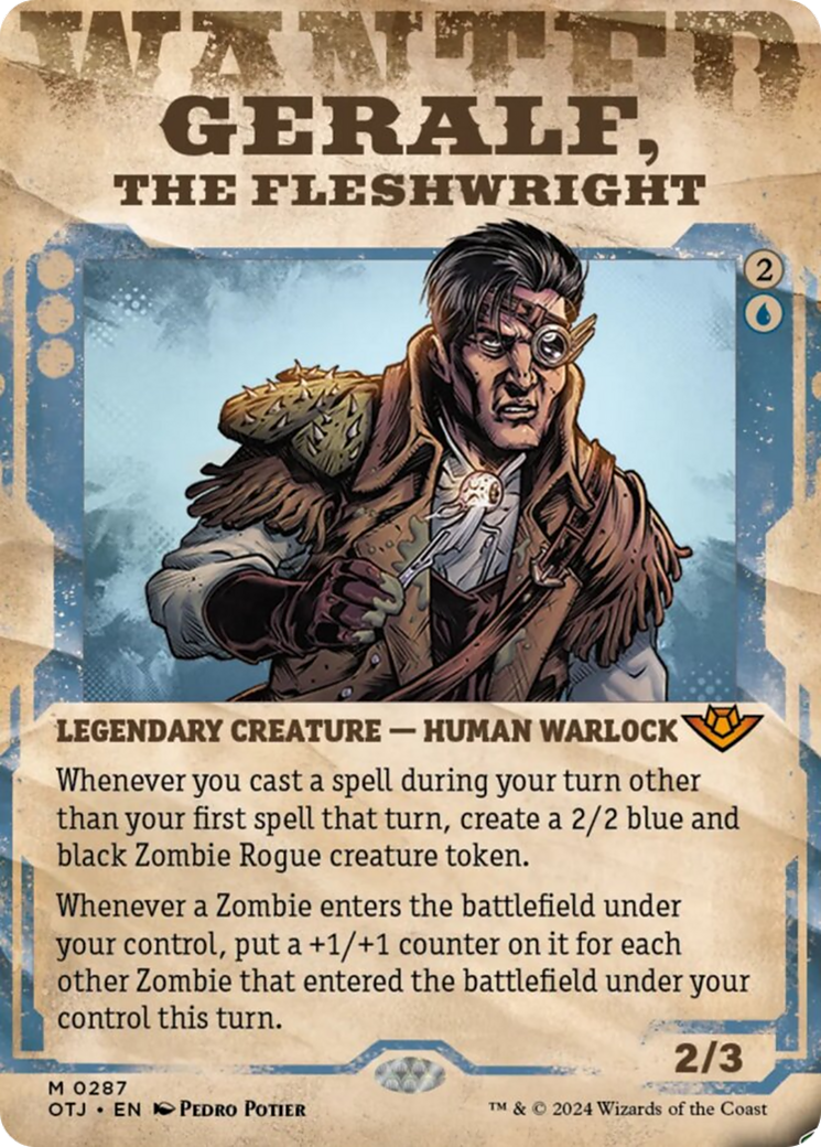 Geralf, the Fleshwright (Showcase) [Outlaws of Thunder Junction] - The Mythic Store | 24h Order Processing