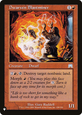 Dwarven Blastminer [The List] - The Mythic Store | 24h Order Processing