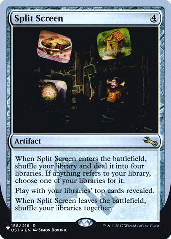 Split Screen (Unfinity Foil Edition) [The List] - The Mythic Store | 24h Order Processing