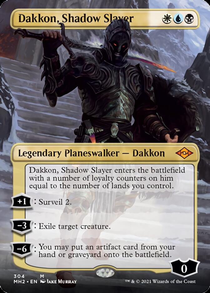 Dakkon, Shadow Slayer (Borderless) [Modern Horizons 2] - The Mythic Store | 24h Order Processing