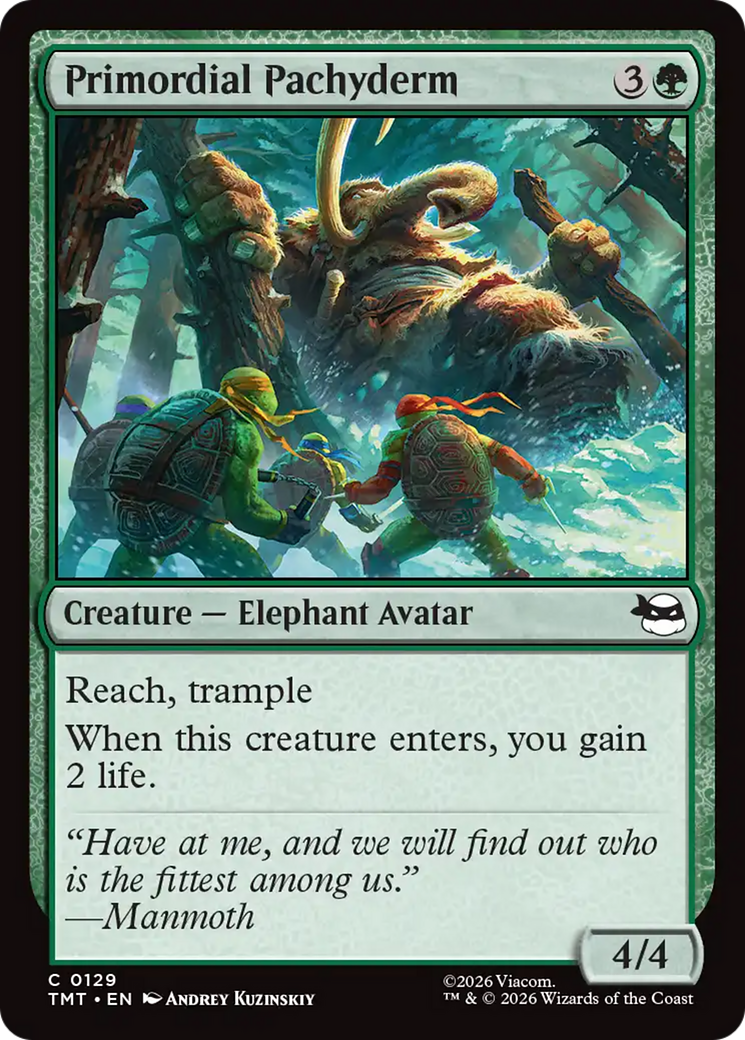 Primordial Pachyderm [Teenage Mutant Ninja Turtles] - The Mythic Store | 24h Order Processing
