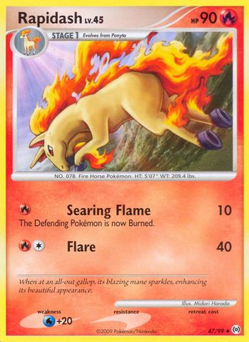 Rapidash (47/99) [Platinum: Arceus] - The Mythic Store | 24h Order Processing