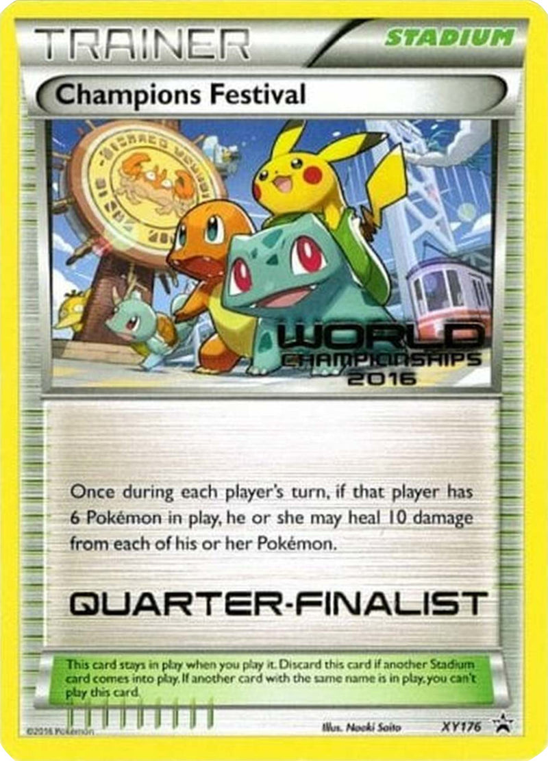 Champions Festival (XY176) (2016 Quarter Finalist) [XY: Black Star Promos] - The Mythic Store | 24h Order Processing