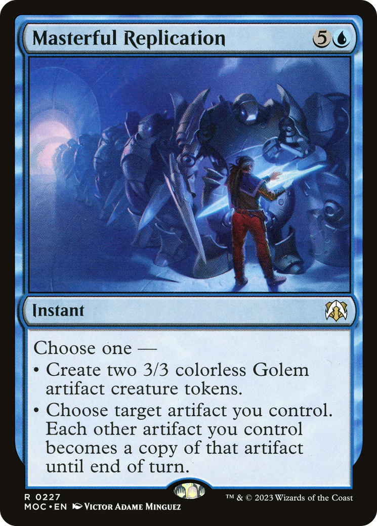 Masterful Replication [March of the Machine Commander] - The Mythic Store | 24h Order Processing