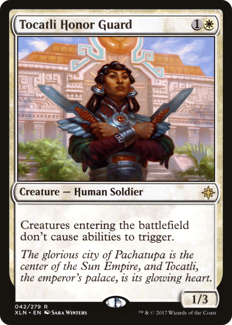 Tocatli Honor Guard (Promo Pack) [Ixalan Promos] - The Mythic Store | 24h Order Processing